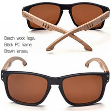 Load image into Gallery viewer, SKADINO Beech Wood Men Sunglasses