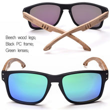 Load image into Gallery viewer, SKADINO Beech Wood Men Sunglasses