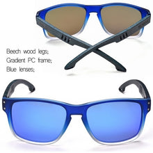Load image into Gallery viewer, SKADINO Beech Wood Men Sunglasses