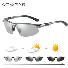 Load image into Gallery viewer, AOWEAR HD Men's Photochromic Polarized Sunglasses Men