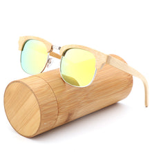 Load image into Gallery viewer, Fashion ladies anti-UV bamboo sunglasses