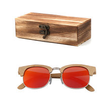 Load image into Gallery viewer, Fashion ladies anti-UV bamboo sunglasses