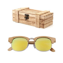 Load image into Gallery viewer, Fashion ladies anti-UV bamboo sunglasses