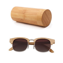 Load image into Gallery viewer, Fashion ladies anti-UV bamboo sunglasses