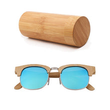 Load image into Gallery viewer, Fashion ladies anti-UV bamboo sunglasses