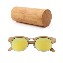Load image into Gallery viewer, Fashion ladies anti-UV bamboo sunglasses