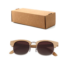 Load image into Gallery viewer, Fashion ladies anti-UV bamboo sunglasses