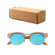 Load image into Gallery viewer, Fashion ladies anti-UV bamboo sunglasses
