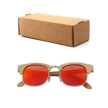 Load image into Gallery viewer, Fashion ladies anti-UV bamboo sunglasses