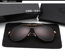 Load image into Gallery viewer, Men's sunglasses Customize prescription sunglasses